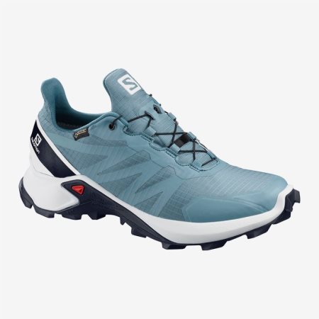 Buty Trekkingowe Damskie Salomon SUPERCROSS GTX W Głęboka Zielone - PL 0-ELYA